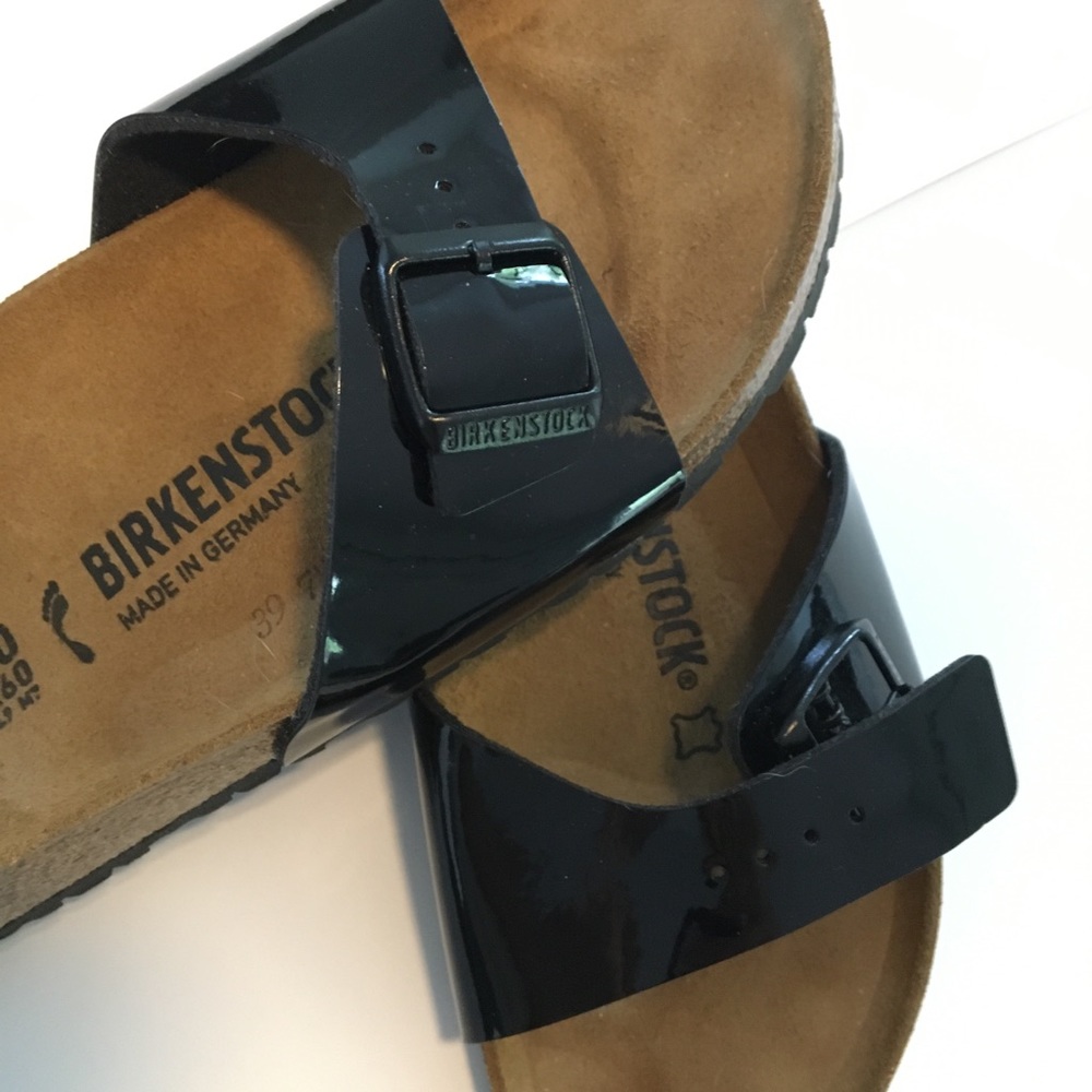 Birkenstock Madrid Black Patent Size 40